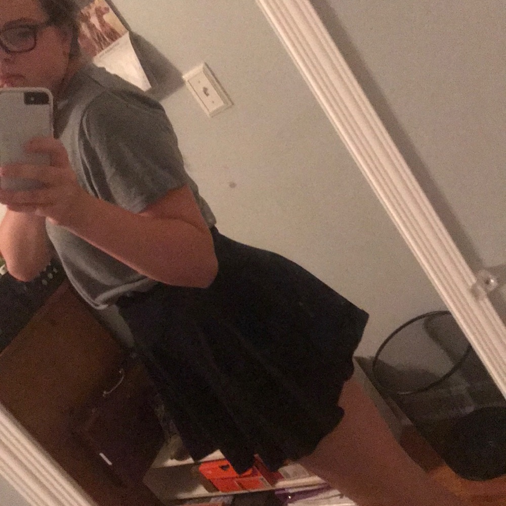 Black Skater Skirt ( S )